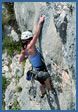 Verdon rock climbing photograph – Karin’s Line, F6a
