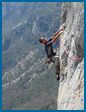 Verdon rock climbing photograph