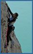 Muzzerone rock climbing photograph – Giuliana, F6b+
