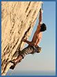 Muzzerone rock climbing photograph – No Siesta, F8b