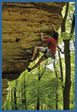 Berdorf rock climbing photograph – Voleur de Spits, F7a+