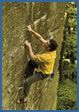 Berdorf rock climbing photograph – Willy, F6c