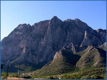 The limestone towering mountains of El Potrero Chico, Mexico’s best sport climbing area