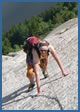 Setesdal rock climbing photograph - Breitmacher (F5a)