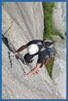 Setesdal rock climbing photograph - Fossegrimen (F5c)