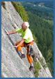 Setesdal rock climbing photograph - Keep Going (F5c)