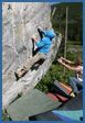 Setesdal rock climbing photograph - Risa Krimpeplate (F7a+)