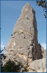 The famous Aguglia pinnacle at Cala Goloritze