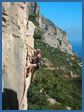 Baunei rock climbing photograph - Menhir (F7a) at Villaggia Gallica