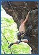 Hungary rock climbing photograph – Rocky, F6b at Hejce crag in Hungary