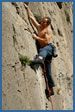 Costa Blanca rock climbing photograph - Ratito de Gloria (F6a+), Sella