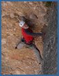 Els Ports rock climbing photograph – Sam Belluga, Pitch 2