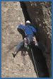 Montserrat rock climbing photograph - pitch 2 of Haus-Estrems, (F6a) at La Momia crag