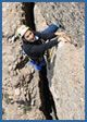 Montserrat rock climbing photograph - pitch 4 of Haus-Estrems, (F6a) at La Momia crag