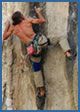 North-West Spain rock climbing photograph - El dia del Arquero (F7c), Rumenes crag