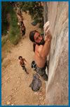 Rock climbing in Turkey