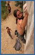 Rock climbing photograph of Olympos crag, Antalya - Working Class Hero, F7c
