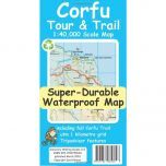 Corfu Tour and Trail Super-Durable Map