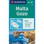 Malta, Gozo and Comino K235 Walking Map