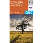OS Explorer 273 - Lincolnshire Wolds South Map